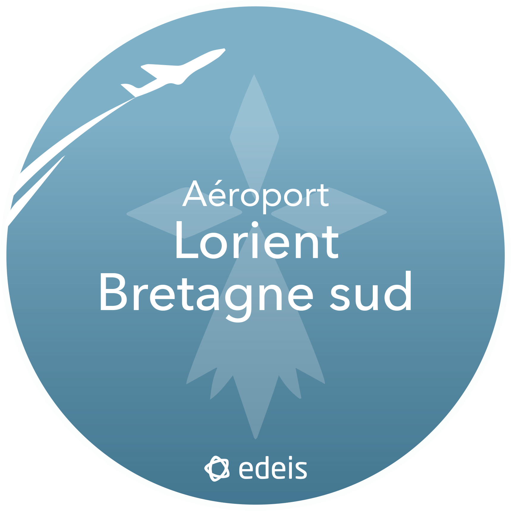 Logo Aéroport de Lorient Bretagne Sud
