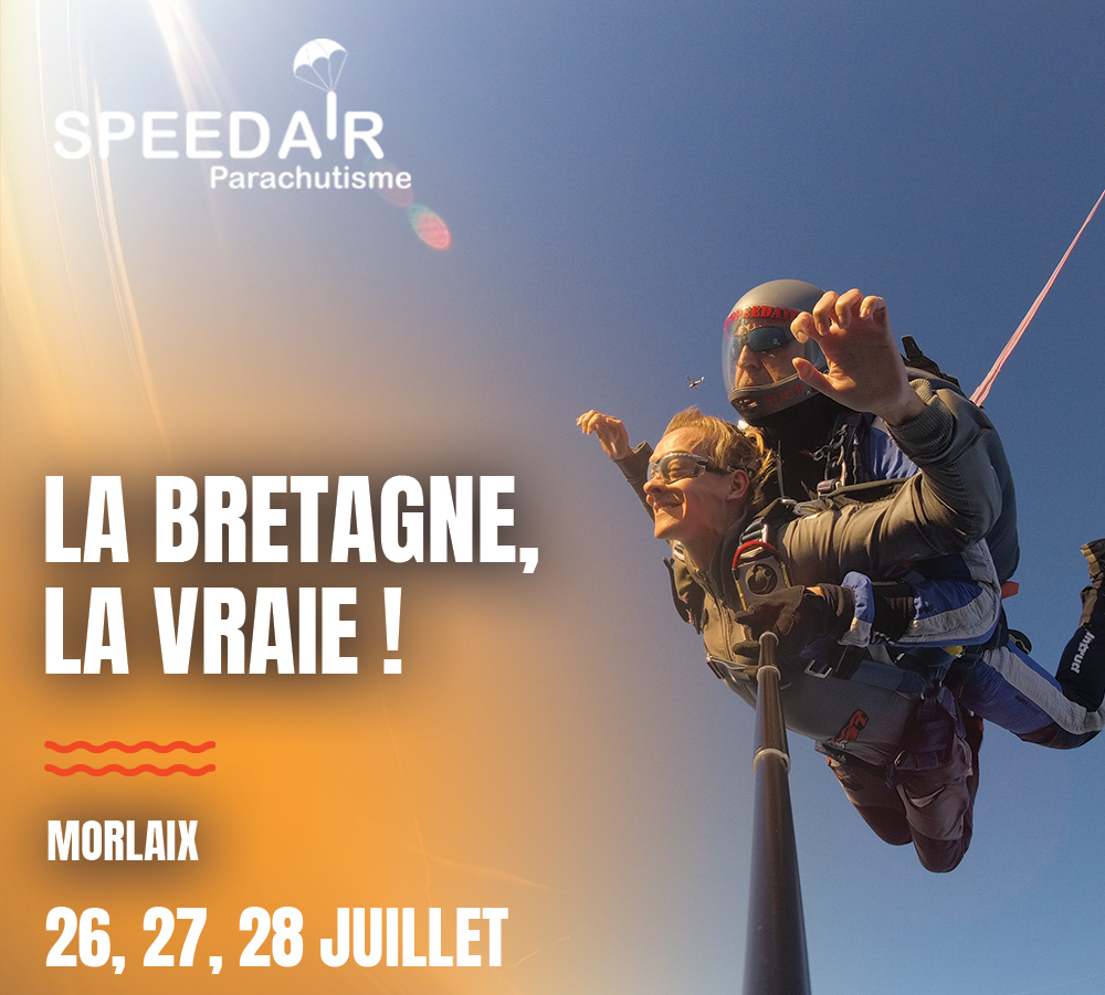 Saut en tandem avec Speedair parachutisme