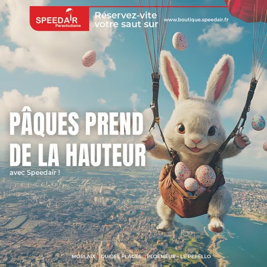 Cette année, le lapin de Pâques saute avec nous !